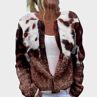 Sara - Cardigan Floral de Outono