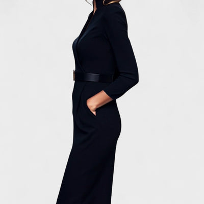 Inês - Vestido Elegante com Cinto