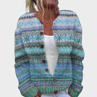 Isabel - Cardigan Floral de Outono