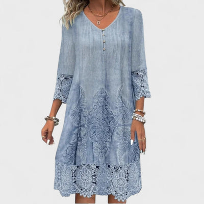 Lucia - Vestido de Bordado Elegante