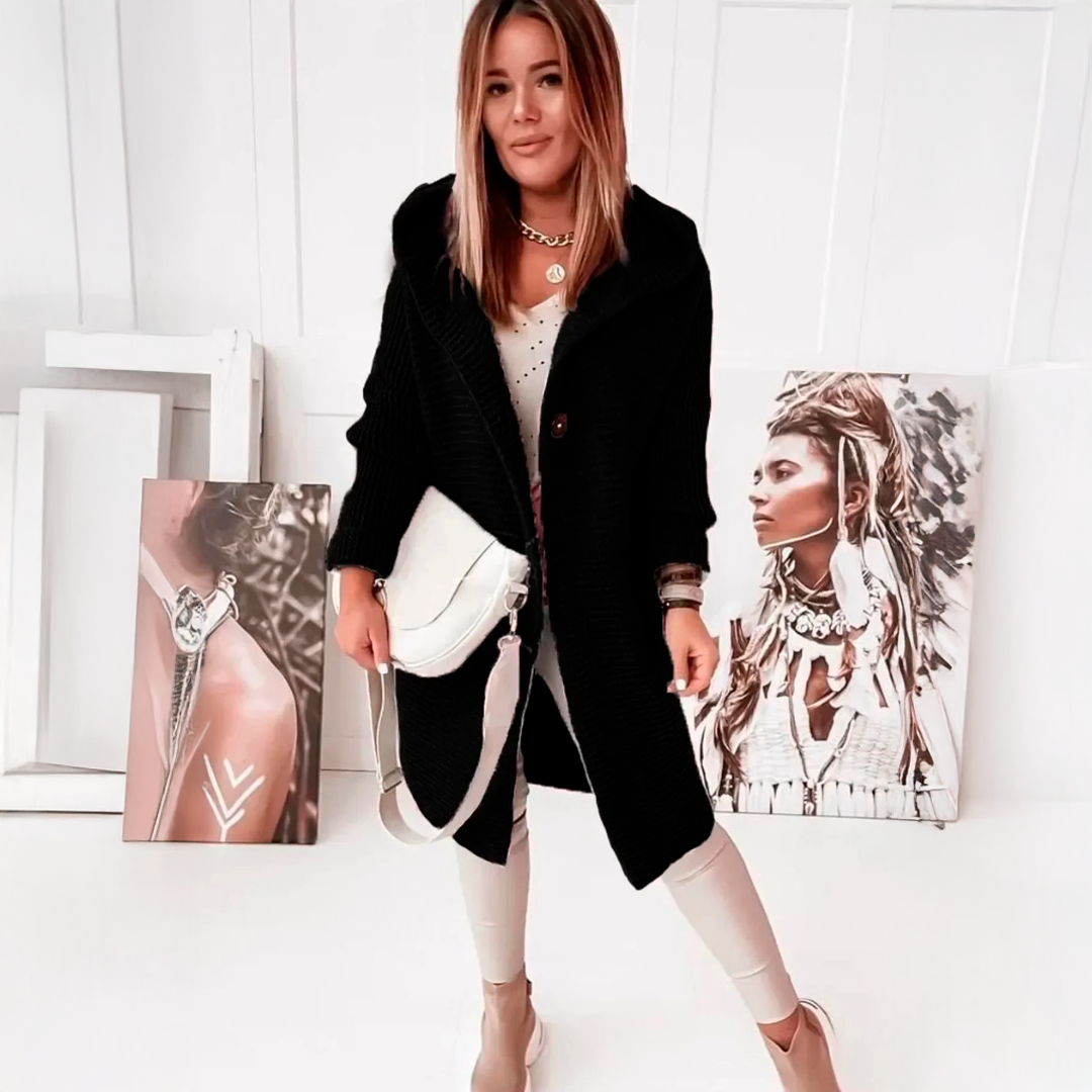 Cristina - Casaco de Malha Elegante