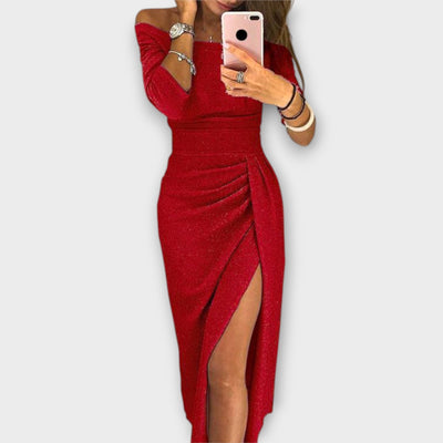 Lena - Vestido elegante sem ombros