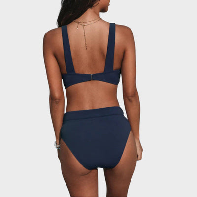 Erica - Biquini Liso de Cintura Alta