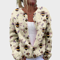 Alice - Cardigan Floral de Outono