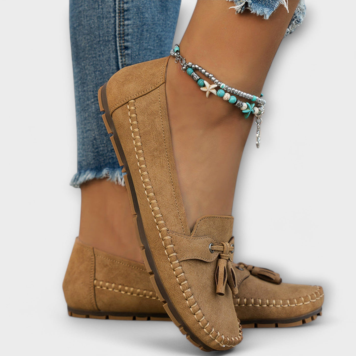 Teresa - Mocassins de pele