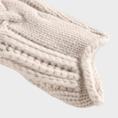 Luana – Camisola de caxemira com padrão trançado