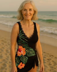 Cátia - Tankini com padrão floral