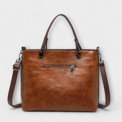 Maria. - Bolsa de couro elegante