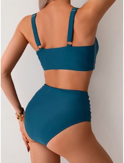 Daniela - Biquíni em tecido com pregas