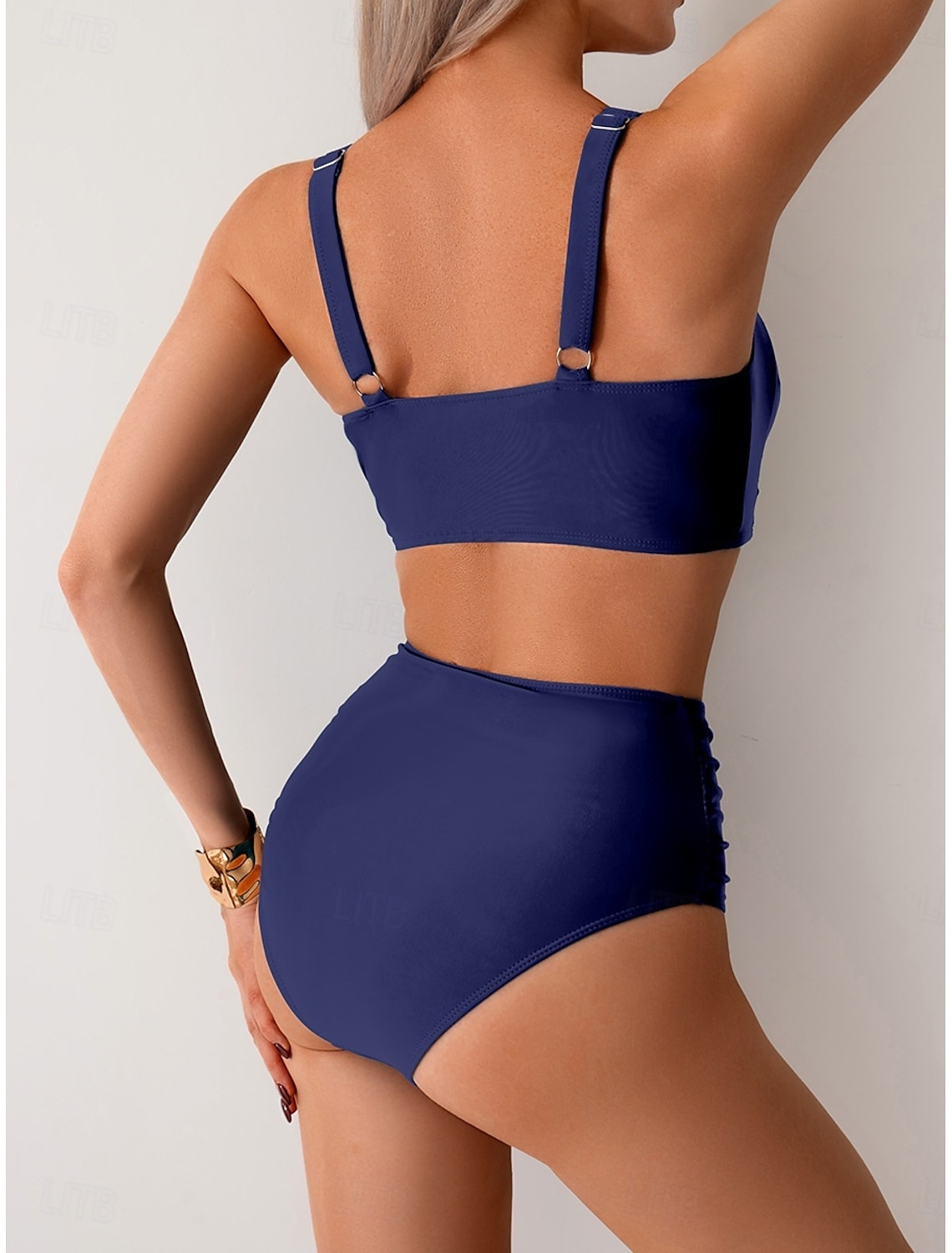 Fátima - Biquíni em tecido com pregas